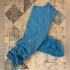 Lululemon ankle cut leggings blue